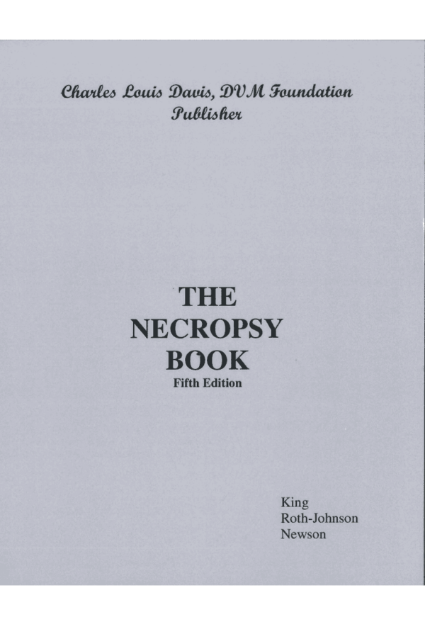 Necropsy Book 5th Ed