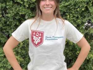 Davis-Thompson Foundation White T-Shirt (Christmas special - 50% off!)